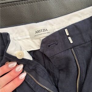 Aritzia Navy Blue Effortless Pantsuit
